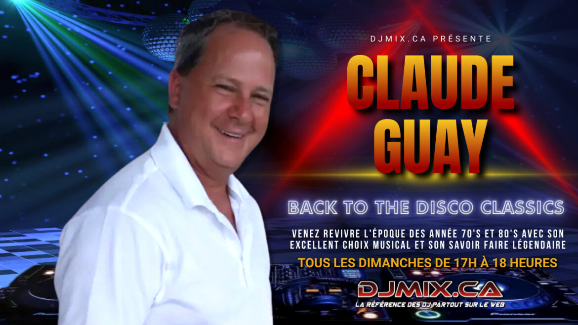 Banniere Claude Guay Back to the Disco Classics